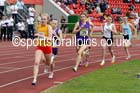 Girls 800 metres, Northern Inter-County Schools, Gateshead International Stadum. Photo: David T. Hewitson/Sports for All Pics